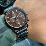 Black Chronograph Watch