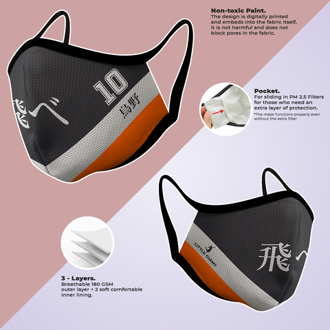 Haikyuu Karasuno Facemask